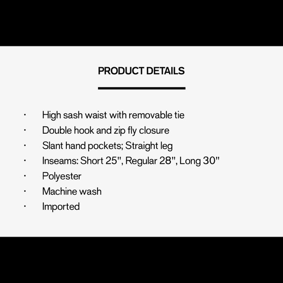 Express high waisted sash ankle pants sz 4 short - Picture 4 of 6